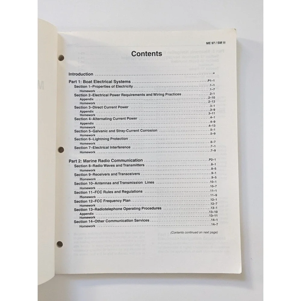 VTG 1997 Marine Electronics Student Manual United States Power Squadrons Boating